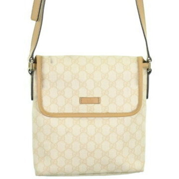 Gucci Bag Shoulder Beige - Picture 1 of 9